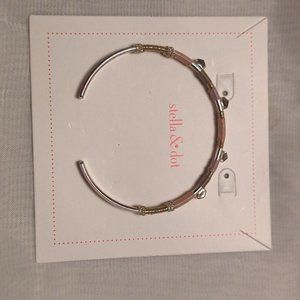 Stella and Dot Color Block Cuff Blush